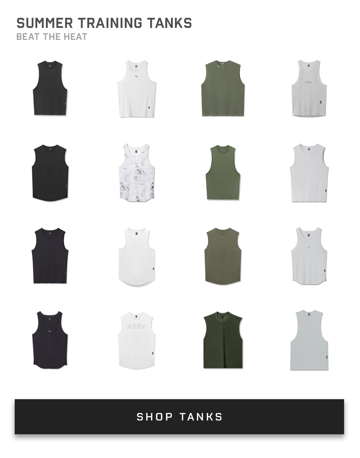 Summer Training Tanks