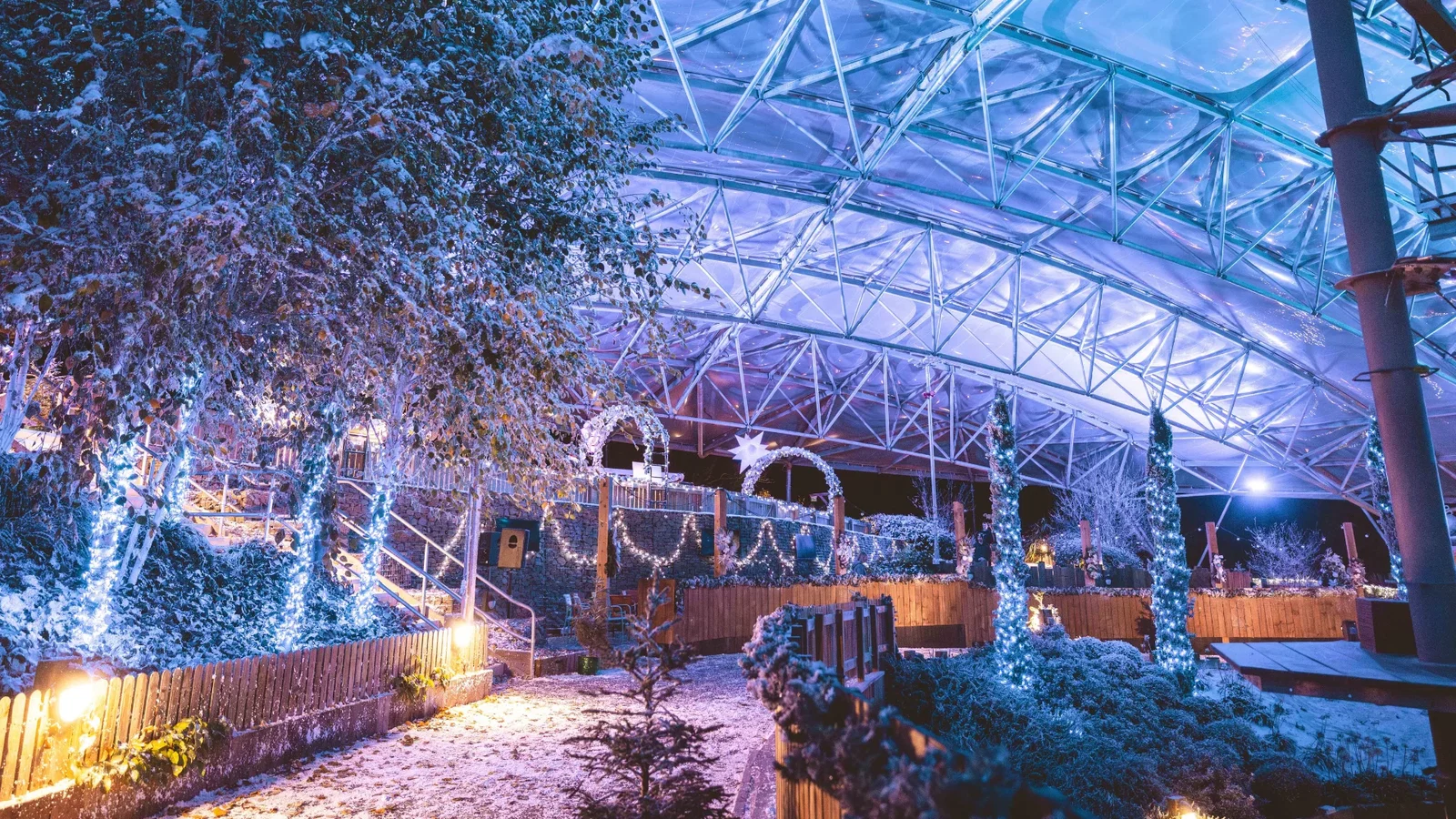The snow globe at the Serendome