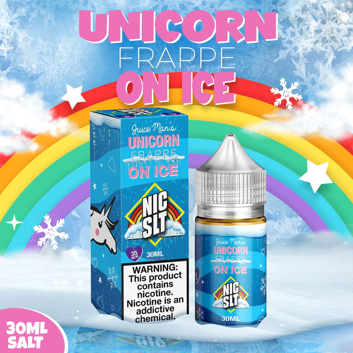 Unicorn Frappe on Ice by Juice Man Salts 30ml