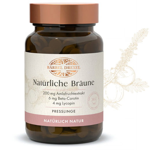 Natürliche Bräune Presslinge