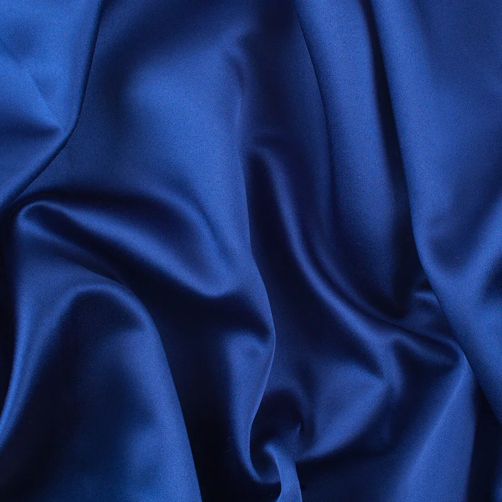 Image of Polyester Satin - Deep Royal Blue - Reverie Collection