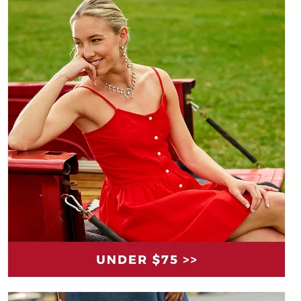 UNDER $75 >>