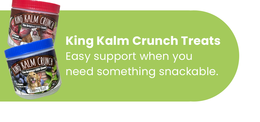 King Kalm Crunch Treats Easy support when you need something snackable.
