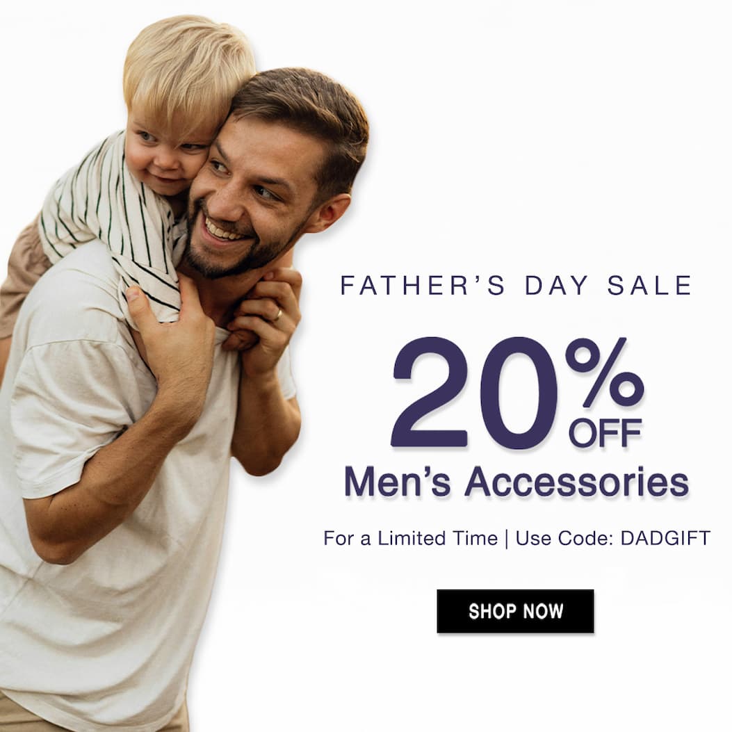 BeltOutlet Men's Summer Wardrobe Upgrade. 20% off all men's accessories with code DADGIFT.