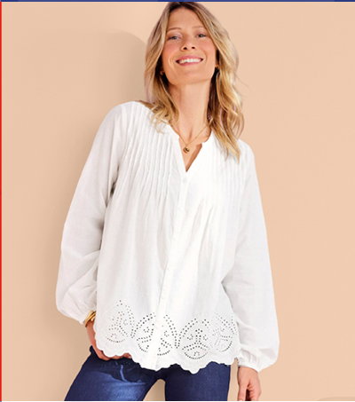Broderie Blouse