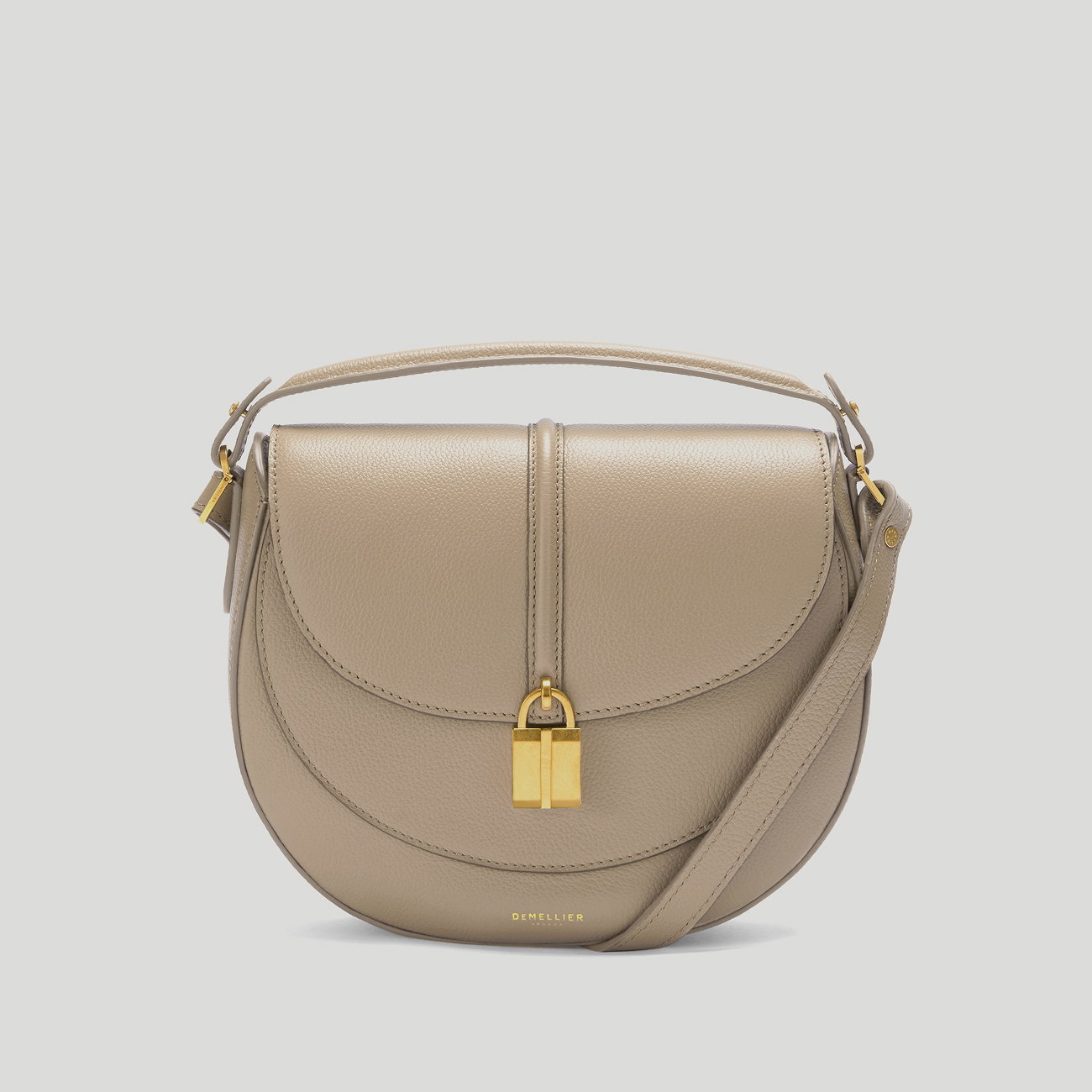 the siena saddle light taupe small grain