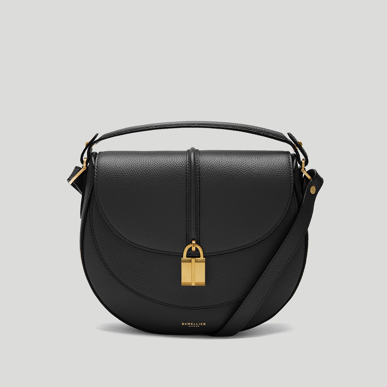 the siena saddle black small grain