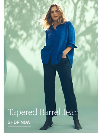 Shop Tapered Barrel Jeans