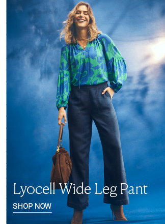 Lyocell Wide Leg Pant