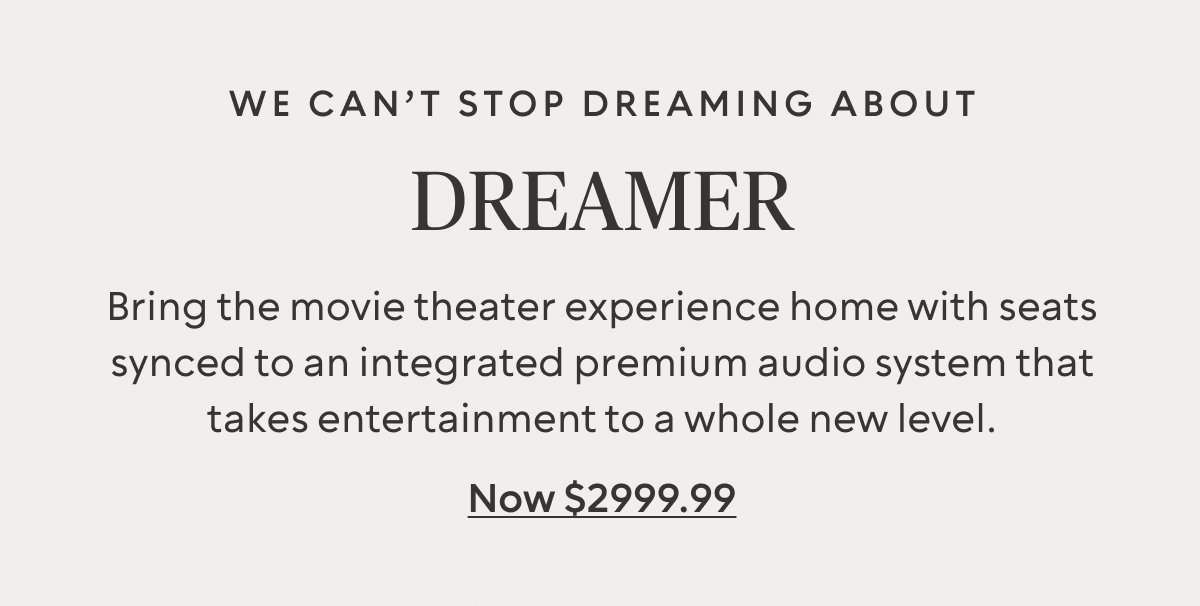 Dreamer Dual Power Leather Reclining Sofa with Audio Seating