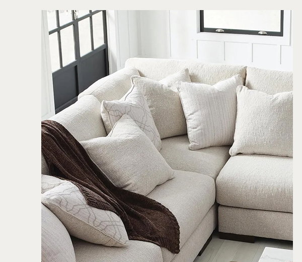 Cavella 5-Piece Next-Gen Nuvella™ Performance Fabric Modular Sectional