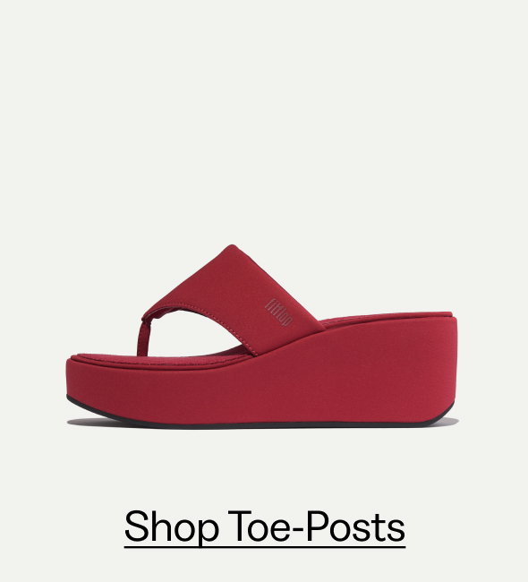 PLATFFORMS Wedge Toe-Post Sandals - Berry