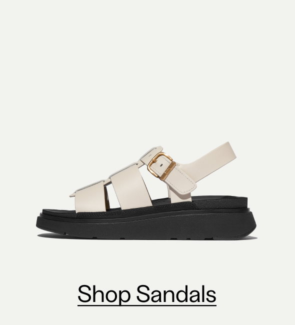 GEN-FF Leather Fisherman Sandals - Paris Beige