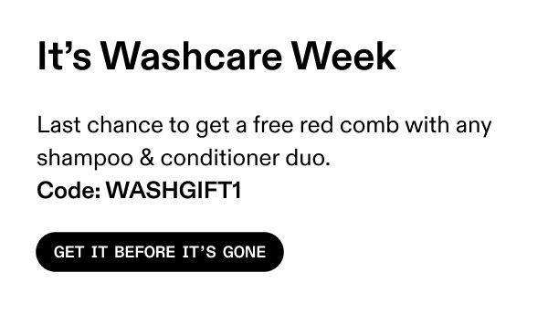 It's Washcare Week | Start Shopping
