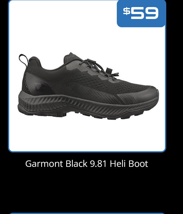 Garmont Black 9.81 Heli Boot