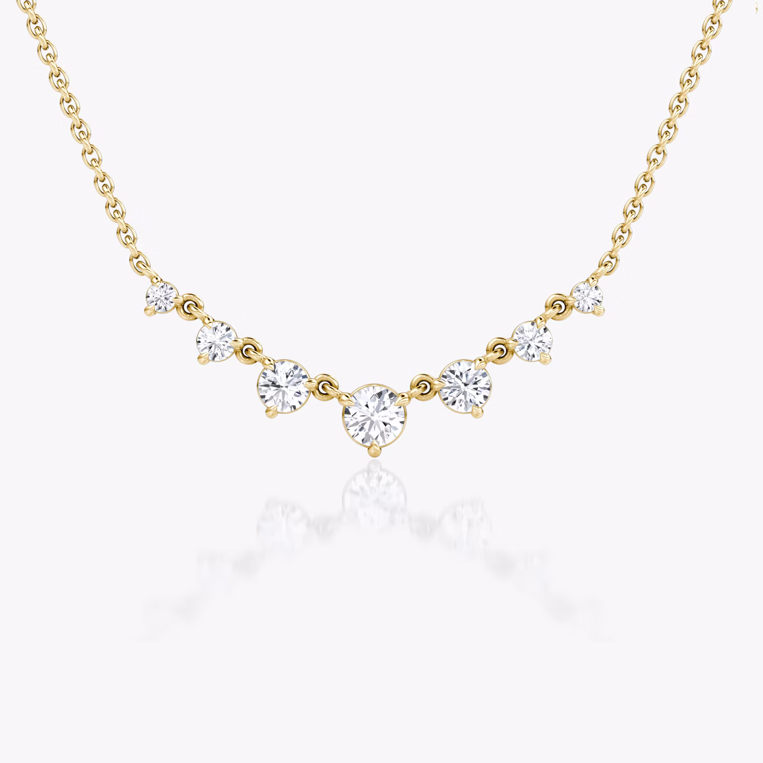 Linked Tennis Necklace