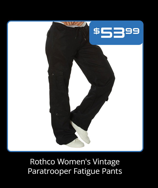 Rothco Women's Vintage Paratrooper Fatigue Pants