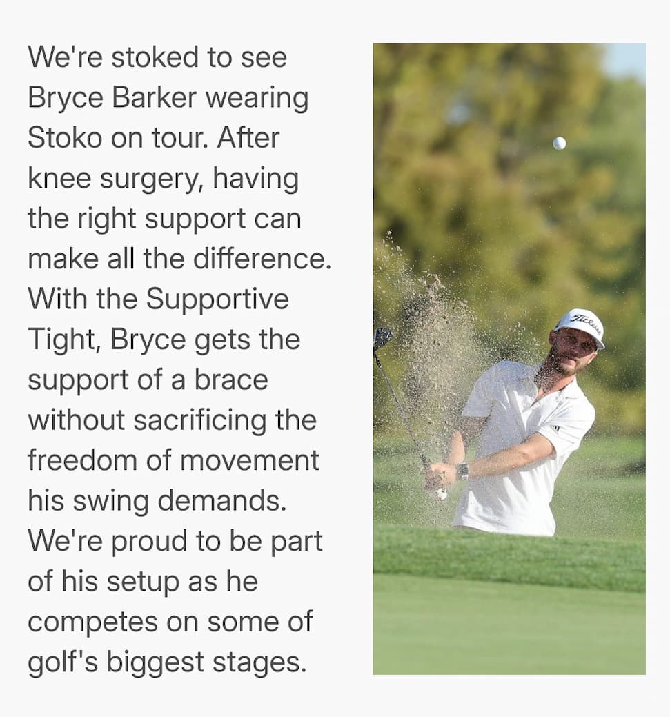 Copy: Stoked to see Bryce Barker in Stoko