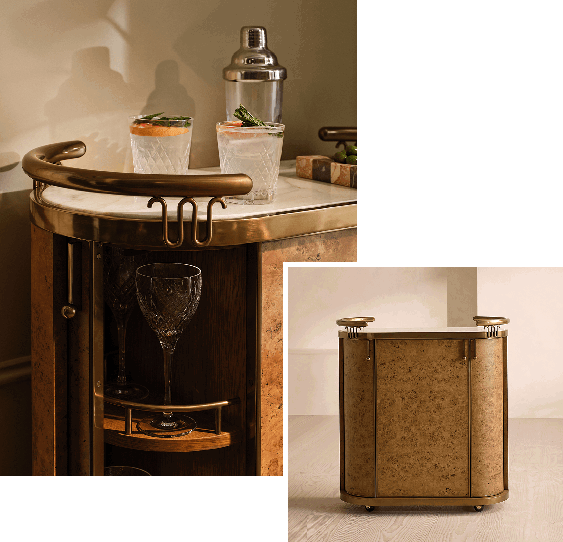Athos Bar Cart