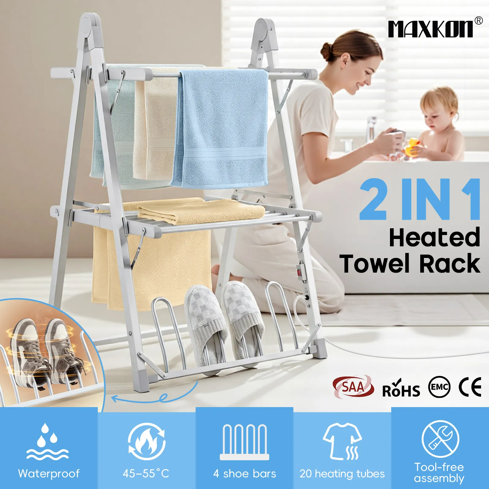 Heated Clothes Airer