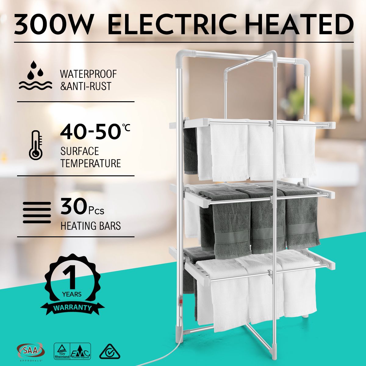 Heated Drying Rack