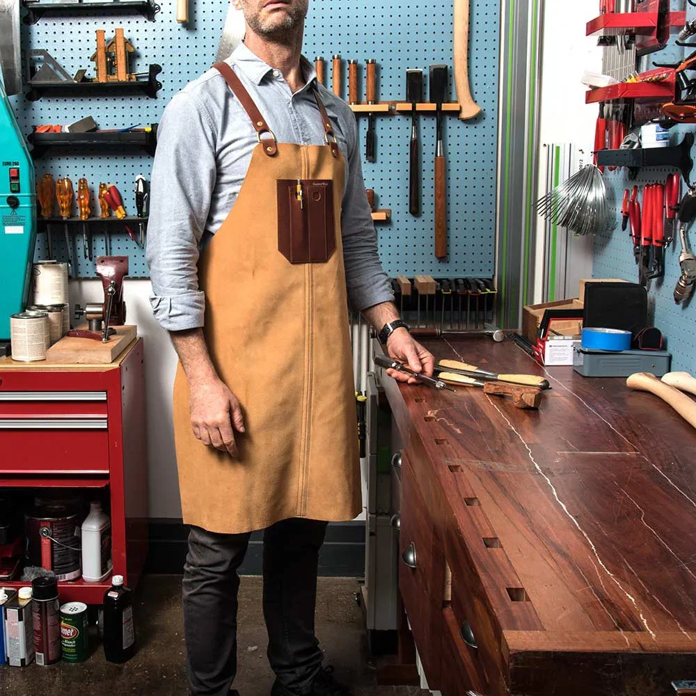 Image of Full Suede Shop Apron