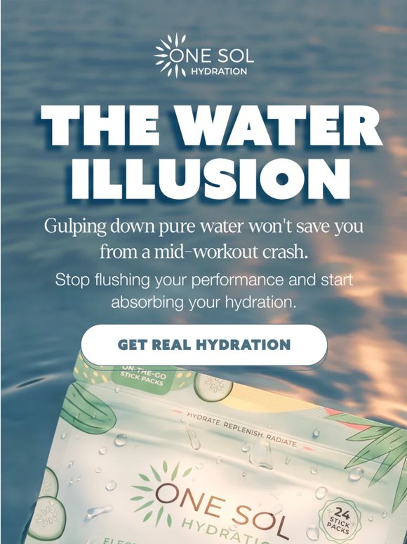 Water not cutting it for you?💧
