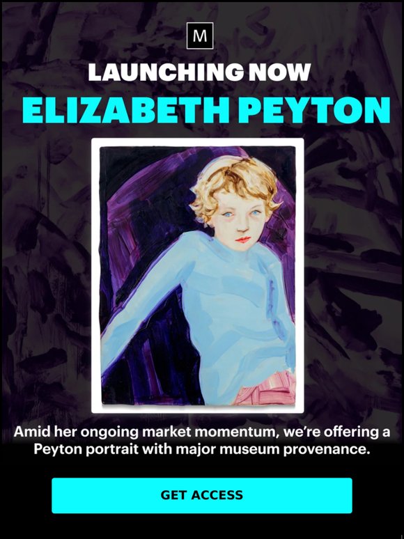 Launching Now: Elizabeth Peyton's MoMA Portrait