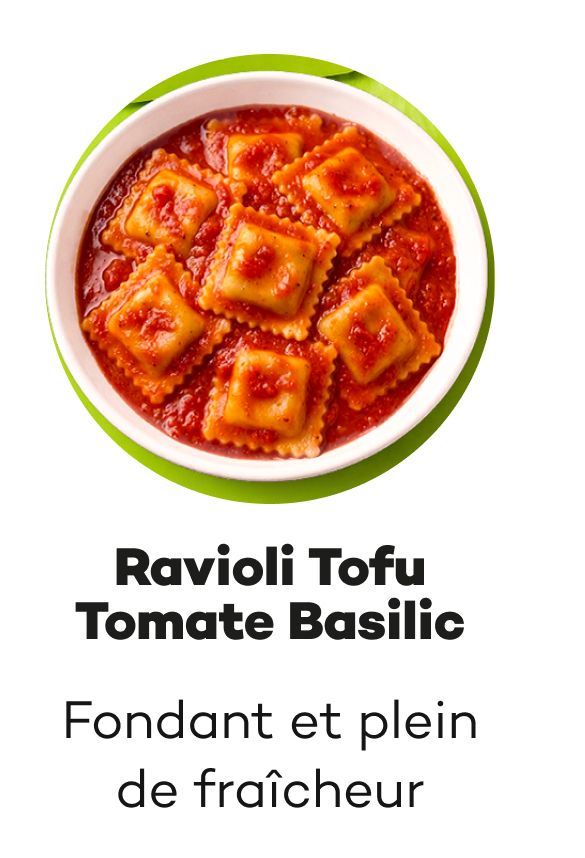 Ravioli Tofu Tomate Basilic