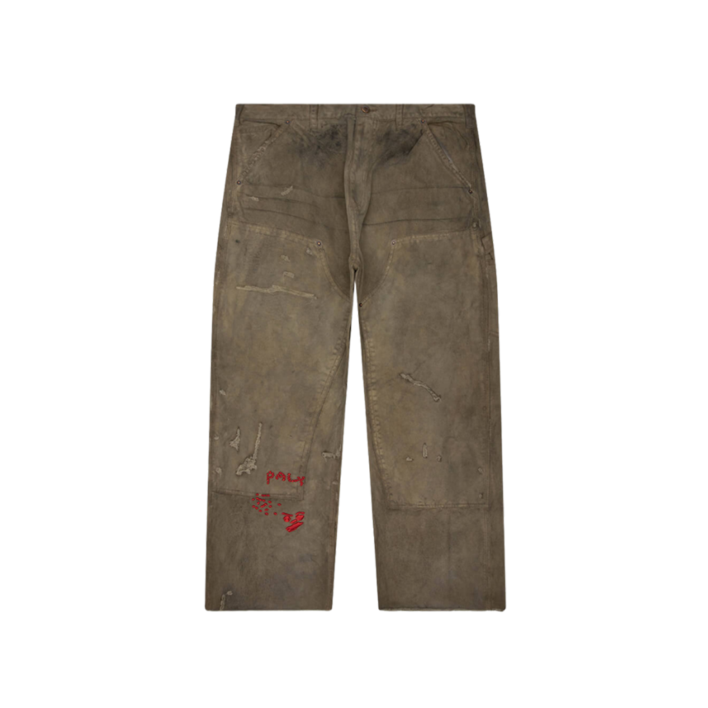 Been Thru It Waxed Canvas Double Knee Pant - Brown