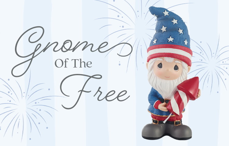 Gnome of the free figurine