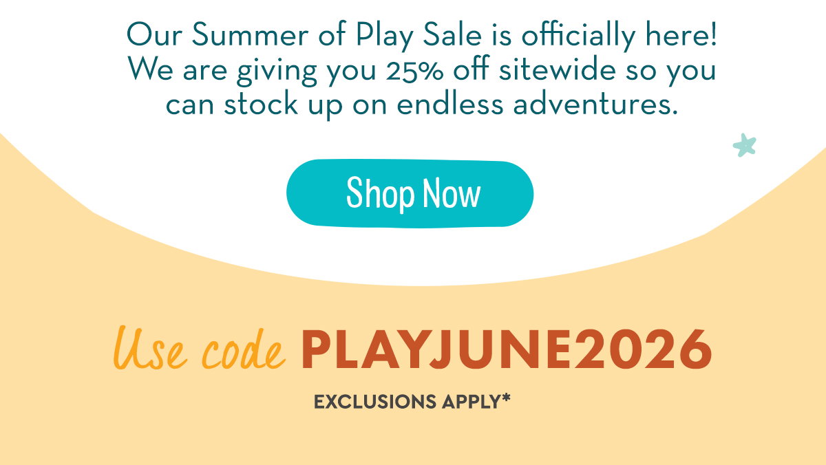 Use code: PLAYJUNE2026 | Exclusions apply* 