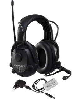 Zekler 412RDB bluetooth radiokuulosuojain akulla ja laturilla