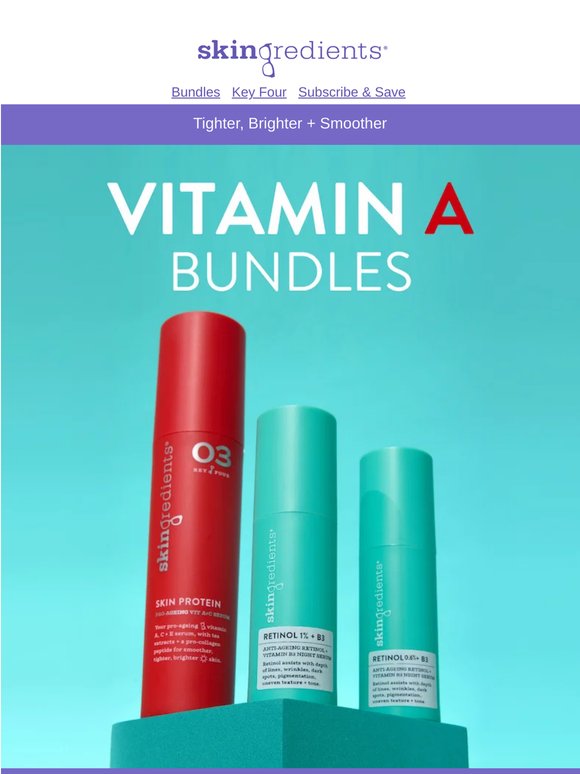 Your Vitamin A Routine, Sorted.