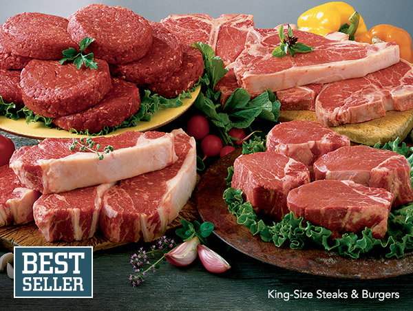 King-Size Steaks and Burgers