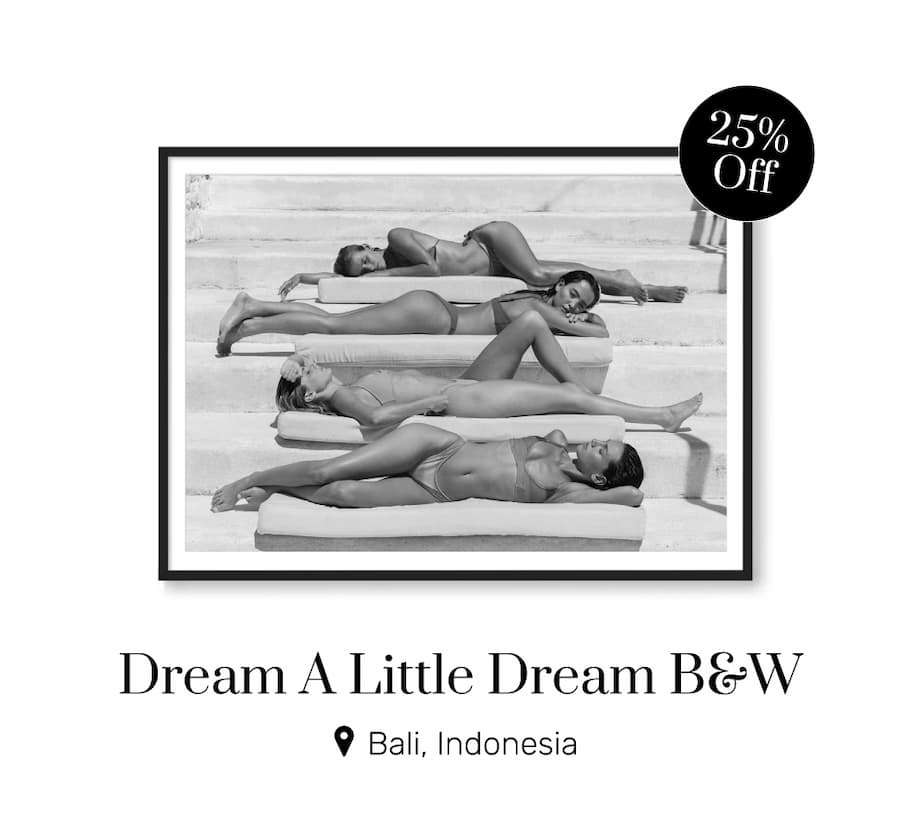 Dream A Little Dream B&W
