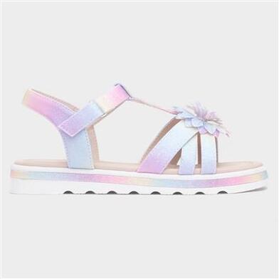 Walkright Charlotte Girls Multi T-Bar Flat Sandal