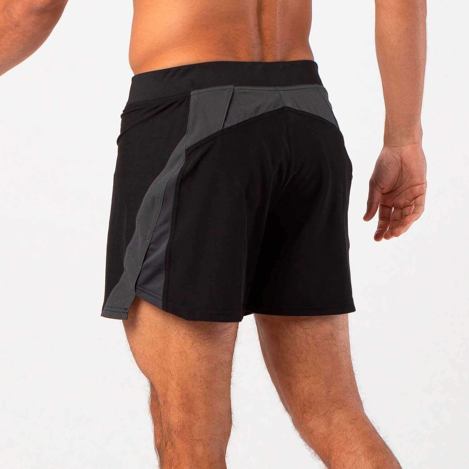Image of Incline Lined Short [Black/Gun Metal]