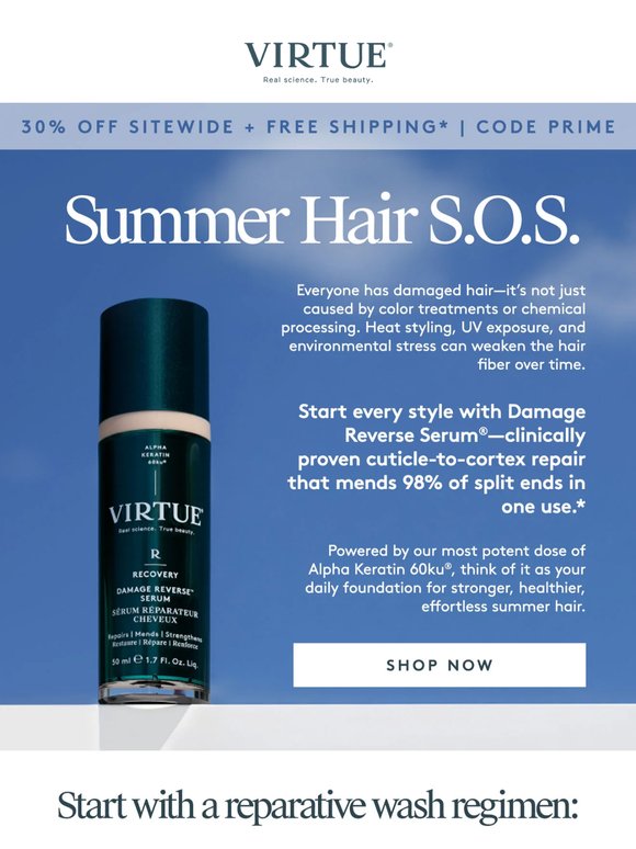Summer Hair S.O.S., now 30% off