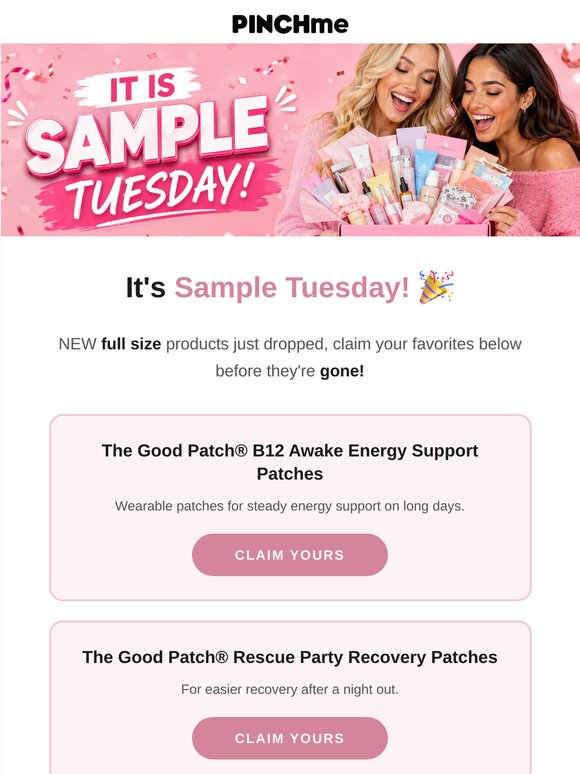 🚨It's Sample Tuesday 🚨