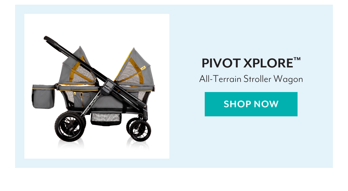 PIVOT XPLORE™ All-Terrain Stroller Wagon | SHOP NOW