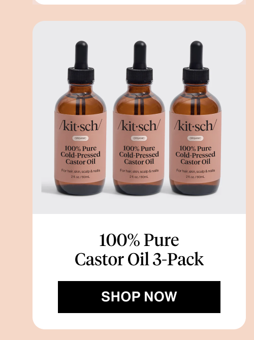 100% Pure Castor Oil 3-Pack