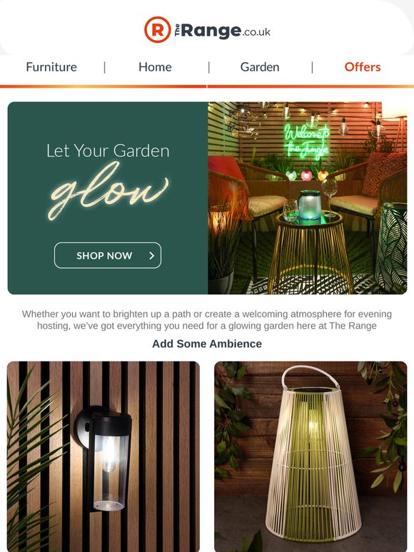 Solar Lighting from The Range💡