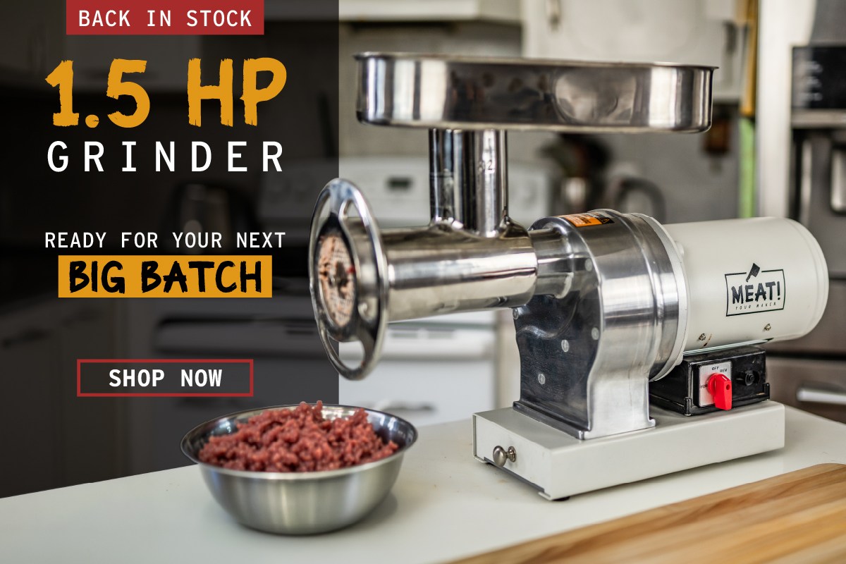 1.5 HP Grinder - Back In Stock
