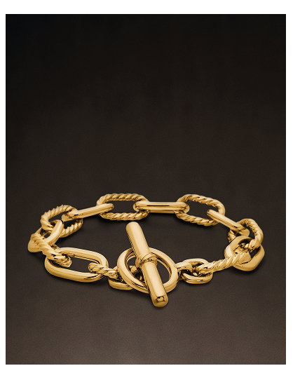 DY Madison® Toggle Chain Bracelet18K Yellow Gold, 11mm