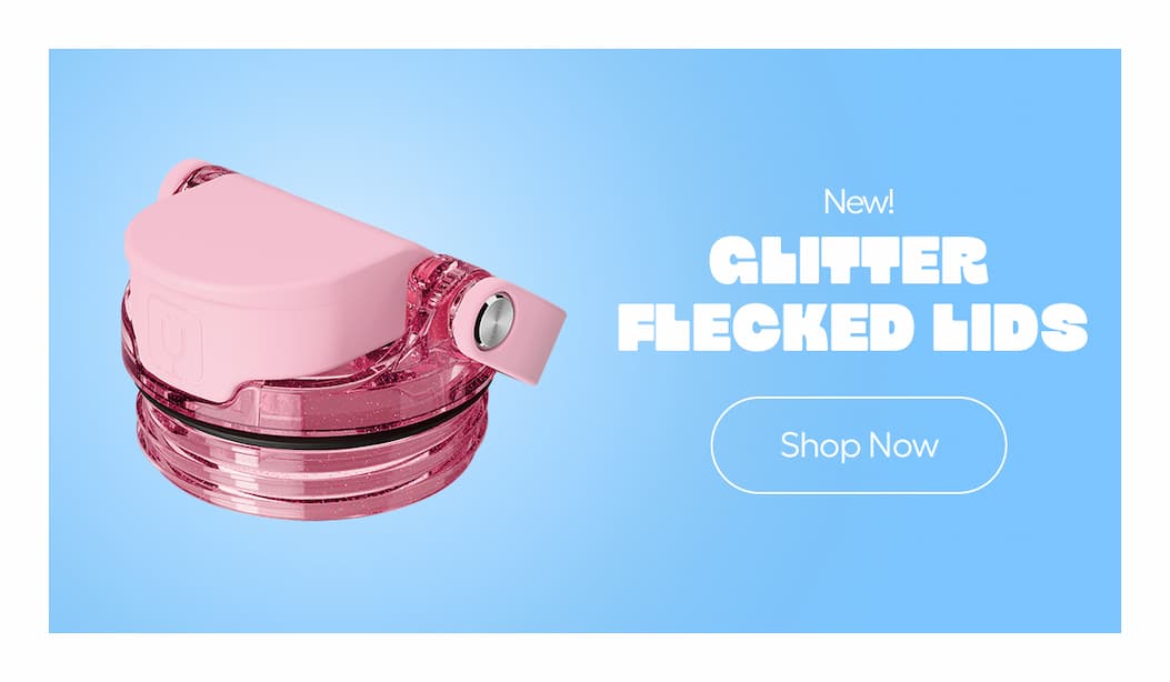 New Glitter Flecked Lids! Shop Now