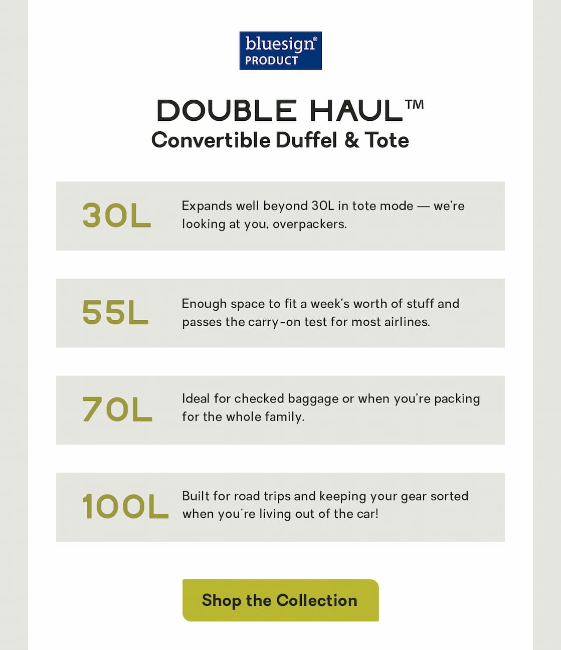 Shop All Double Haul™