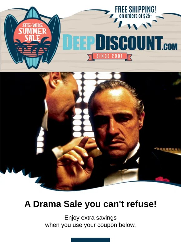 Who Needs Drama? Save on Serious Movies & TV