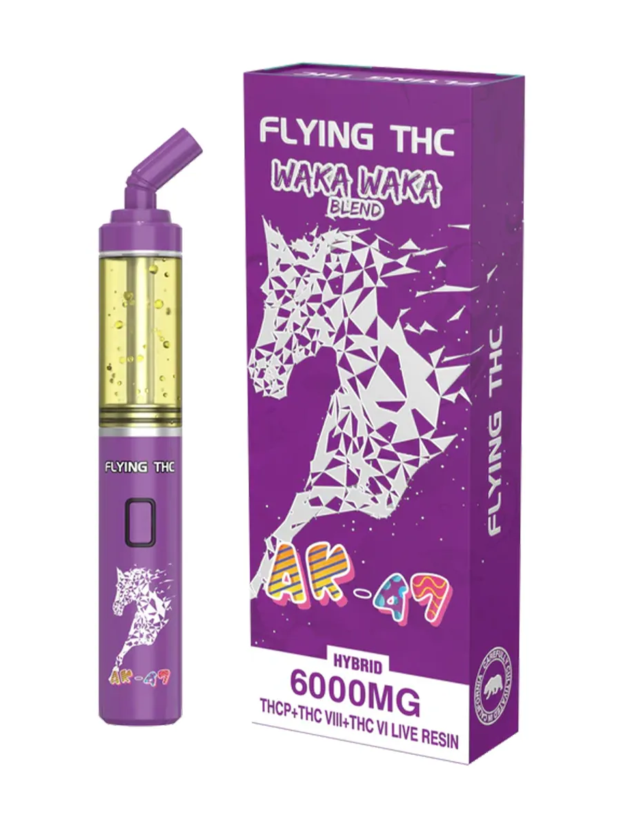 Image of AK-47 Flying Horse THC Waka Waka Blend Disposable 6000MG