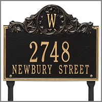 Lawn Address Plaques